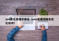 seo优化关键字排名（seo关键词排名优化软件）